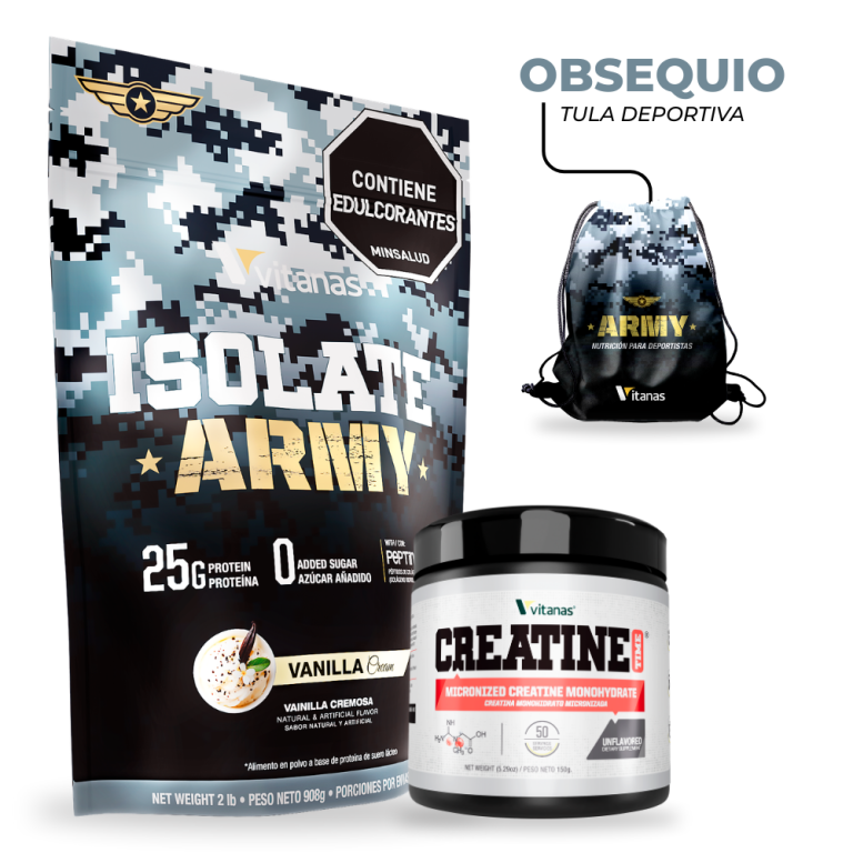 Isolate Army 2lb + Creatine time 150g
